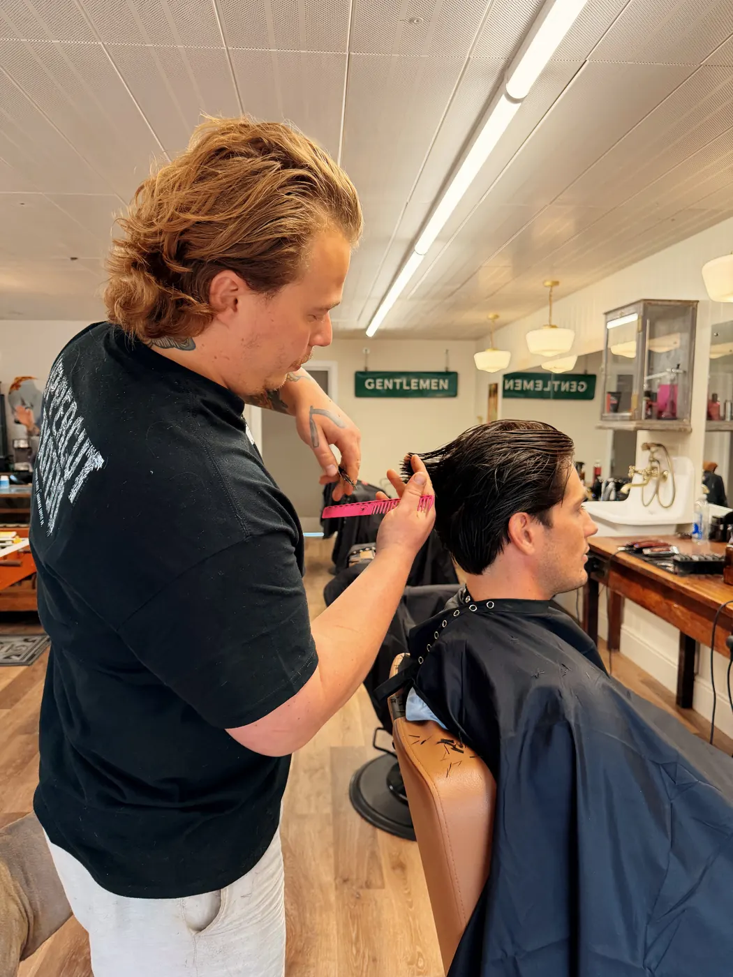 Jack, Barber at Rodney's Barbers